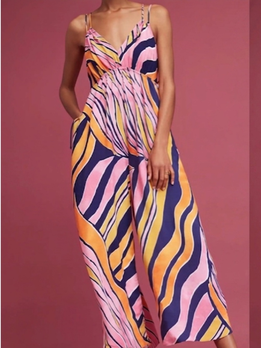 Anthropologie Maeve Finley Wide-Leg
Jumpsuit